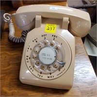 Vintage Beige Dial Telephone