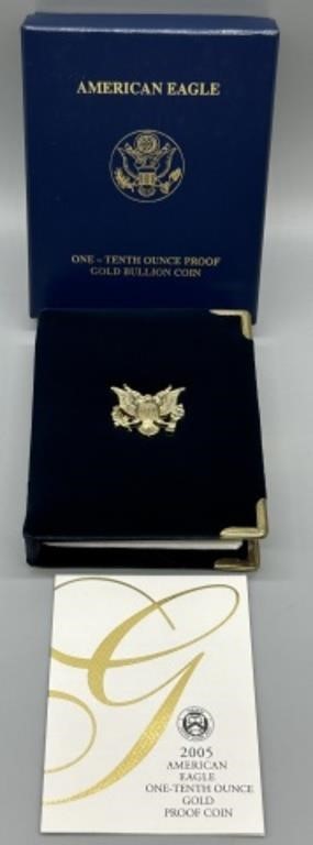 2005 W American Eagle Gold Proof Coin w/COA