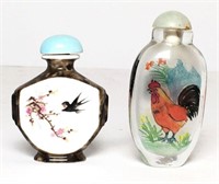 Two Asian Snuff Jars