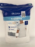 6PCS GILDAN MEN'S TAG-FREE SHIRTS SIZE XL