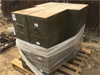 Pallet of (5) Metal Filing Cabinets