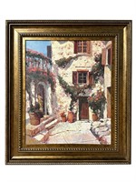Oil on Canvas French Impression Signed Vitali