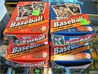 (4) BOXES OPENED 1993 TOPPS BASEBALL CARDS