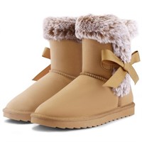 B2090  Kushyshoo Girls Snow Boots, Size 5BM