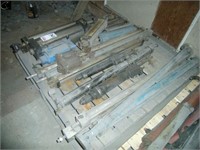 Pallet of assorted air cylinders