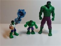 3pc Assorted Incredible Hulk Posable Action