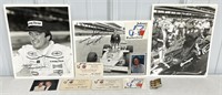 Lot Of Johnny Rutherford Signed 8x10 Photos &