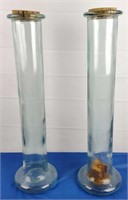 Vtg Blenko Cylinder Jars, Made in Italy [x2]