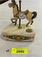 John Bradley collection musical carousel horse