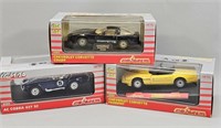 3 Collectible Die Cast Corvettes-Majorette