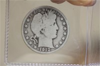 1912-D Barber Half Dollar