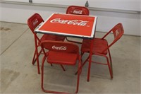 Coca-Cola  Enamel Table & Chairs