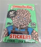 Garbage Pail Kids 10th series Sealed Sticker pack
