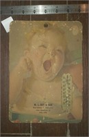 Vintage W L Day & Son Advertising Thermometer