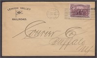 Lehigh Valley Railroad cover with #231 tied with l