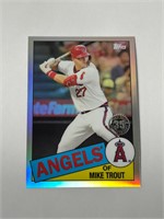 2020 Topps Mike Trout 1985 Chrome Insert