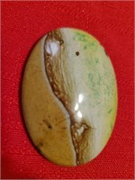 Dyed Rock Jasper Stone, Oval, 2 x 1 1/2