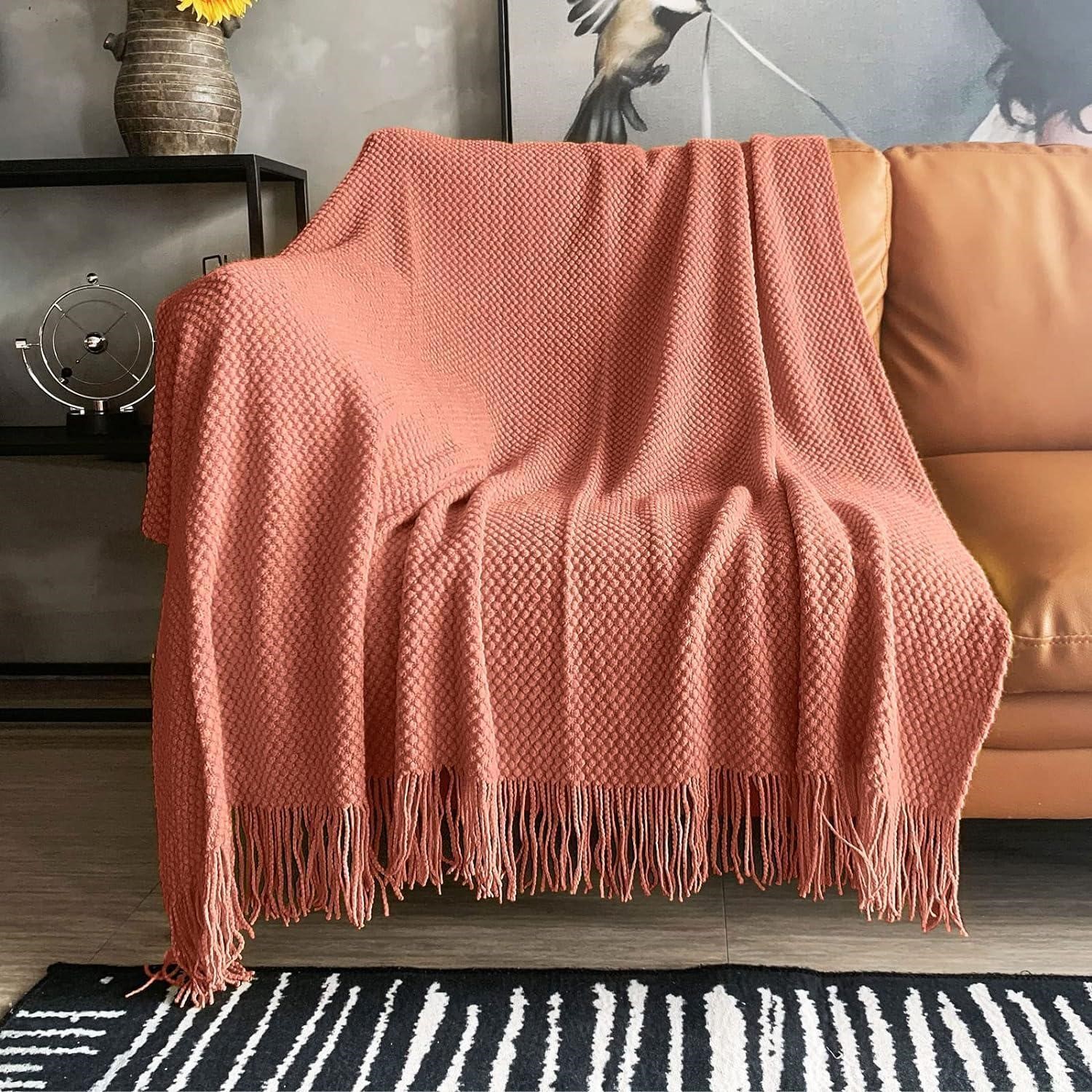 SEALED-LOMAO Knitted Throw Blanket