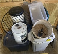 Plastic Totes and Trash Cans, Parts Cleaner, 24in