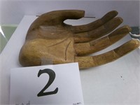 WOODEN CARVED HAND