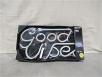 Good Vibes Neon Sign;