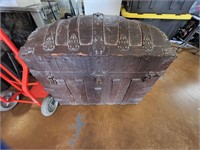 Large Antique trunk with content