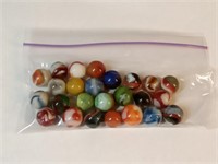 25 vtg Peltier - Christensen & other marbles