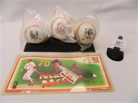 Mark McGwire Baseballs Commemorating Home Runs;