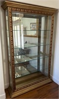 67 - LIGHTED CURIO DISPLAY CABINET