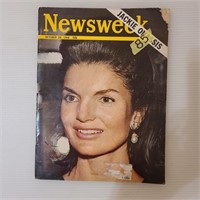 1968 Newsweek Magazine w/ Jackie Onassis