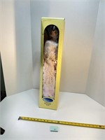 24" Porcelain Doll, Package Says Broken
