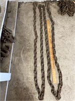 Heavy log chain with hooks on both ends. It is a