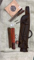 Case and gun cleaning items