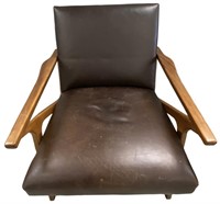 Brown Vinyl Chair