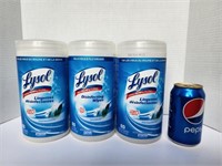 3 Lingettes Lysol, 80 Ling. printanniers