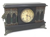 Vtg Sessions Clock Co. Black Mantle Clock