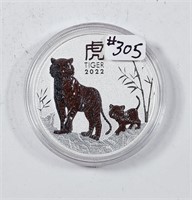2022  $1  Australia   Year of the Tiger