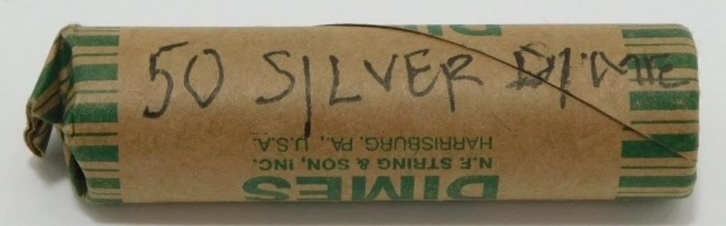 50 Roosevelt Silver Dime