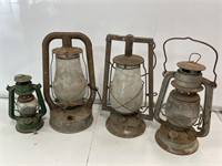 4 x Kerosene Lanterns