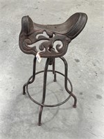 Cast Iron Saddle Stool