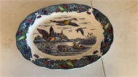 22" pottery duck serving tray