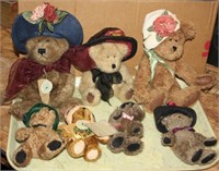 S: LOT OF 7 BOYDS BEARS WITH TAGS - 3 LARGE & 4