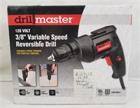 Drill Master 120 Volt 3/8" Variable Speed Drill