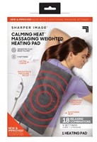 Sharper Image Calming Heat Massaging Heating Pad