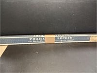 Vintage Bell & Howell Projection Screen