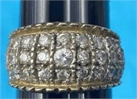 Sz.8 Sterling Silver Ring 6.23 Grams