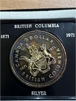 1971 Cdn Silver Dollar British Columbia