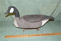 Full size Canada Goose decoy, signed and dated Ler