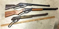 LOT OF 3 VINTAGE BB GUNS