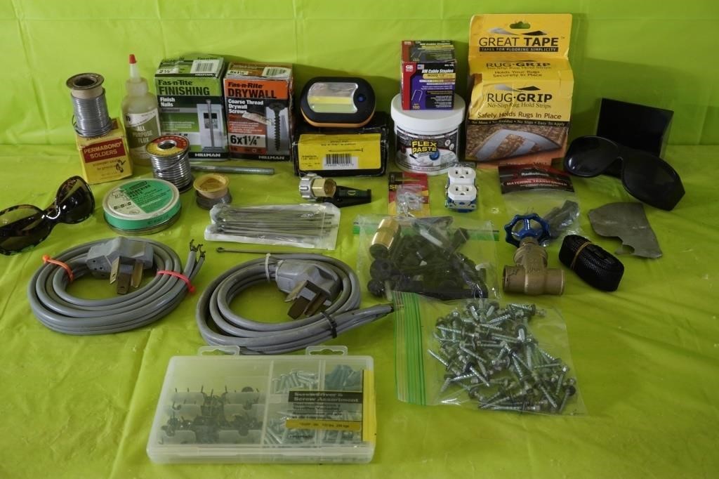 Assorted Hardware & Fasteners